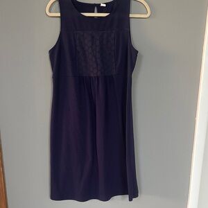 Old Navy blue maternity sleeveless dress small